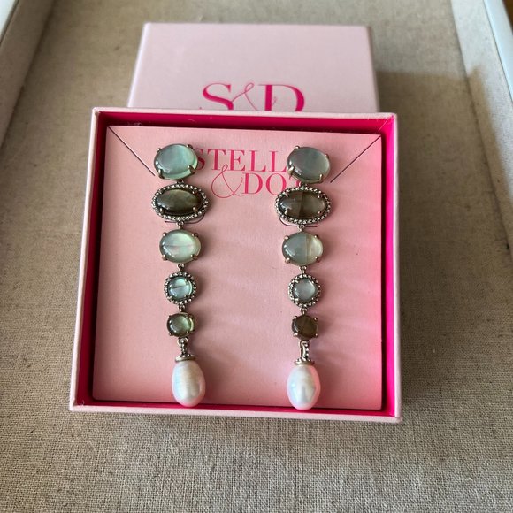 Stella & Dot Modern Bohemian Linear earrings - Picture 1 of 1